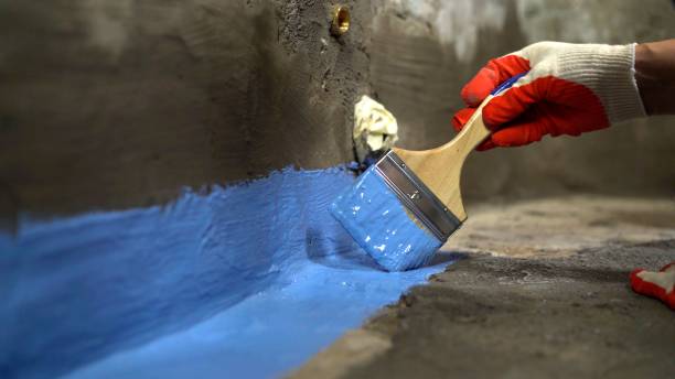 Large-scale Exterior Waterproofing work completed in Fayetteville, OH by SJ Waterproofing Pros